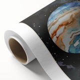 Numbers and Shapes Wall Art - Neptune Planet Space Poster