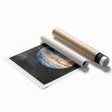 Numbers and Shapes Wall Art - Neptune Planet Space Poster