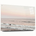 Large abstract wall art on acrylic glass depicting vibrant summer colors, suitable for bedroom or dining room decor.