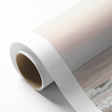 Art deco poster featuring a stylized summer scene on rolled canvas, suitable for nursery wall art or dining room decor.