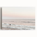 Black and white abstract design on stretched canvas, ideal for kitchen wall art.