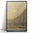 Romanticism Art - Winter Sun Landscape - Classic Seasonal Romantic Print
