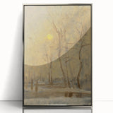 Romanticism Art - Winter Sun Landscape - Classic Seasonal Romantic Print