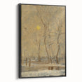 Romanticism Art - Winter Sun Landscape - Classic Seasonal Romantic Print