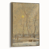 Romanticism Art - Winter Sun Landscape - Classic Seasonal Romantic Print