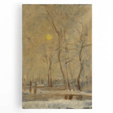 Romanticism Art - Winter Sun Landscape - Classic Seasonal Romantic Print