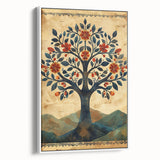Framed canvas art showcasing abstract floral designs in soft pastel colors. The artwork features intricate detailing and a modern aesthetic, perfect for home decor.