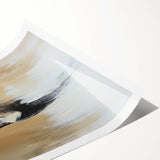 Minimalist Figurative Wall Art - Monochrome Silhouette with Earthy Tones