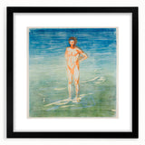 Edvard Munch's Man Bathing - Serene Expressionist Artwork Print