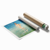 Edvard Munch's Man Bathing - Serene Expressionist Artwork Print