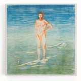 Edvard Munch's Man Bathing - Serene Expressionist Artwork Print
