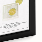 Extra large black wall art featuring colorful, textured food and drink motifs on a framed canvas.