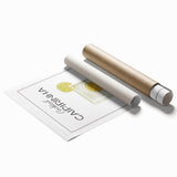 Extra large rolled print featuring intricate floral patterns in soft pastel shades, ideal for classy bathroom wall art.