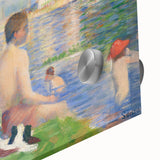 Bathers at Asnières by Seurat: Tranquil Impressionist Wall Art Print