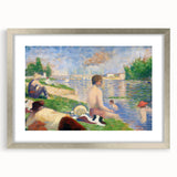 Bathers at Asnières by Seurat: Tranquil Impressionist Wall Art Print