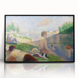 Bathers at Asnières by Seurat: Tranquil Impressionist Wall Art Print