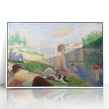 Bathers at Asnières by Seurat: Tranquil Impressionist Wall Art Print