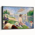 Bathers at Asnières by Seurat: Tranquil Impressionist Wall Art Print