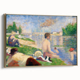 Bathers at Asnières by Seurat: Tranquil Impressionist Wall Art Print