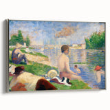 Bathers at Asnières by Seurat: Tranquil Impressionist Wall Art Print