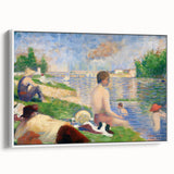 Bathers at Asnières by Seurat: Tranquil Impressionist Wall Art Print