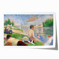 Bathers at Asnières by Seurat: Tranquil Impressionist Wall Art Print