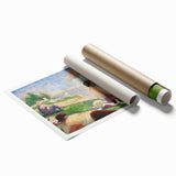 Bathers at Asnières by Seurat: Tranquil Impressionist Wall Art Print