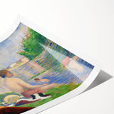 Bathers at Asnières by Seurat: Tranquil Impressionist Wall Art Print
