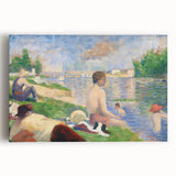 Bathers at Asnières by Seurat: Tranquil Impressionist Wall Art Print