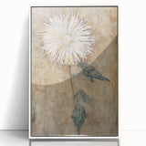 Elegant Chrysanthemum Modern Wall Art - Minimalist Contemporary Art Print