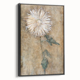 Elegant Chrysanthemum Modern Wall Art - Minimalist Contemporary Art Print