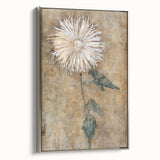 Elegant Chrysanthemum Modern Wall Art - Minimalist Contemporary Art Print