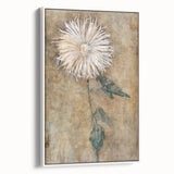 Elegant Chrysanthemum Modern Wall Art - Minimalist Contemporary Art Print