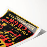 Guns N' Roses Retro Wall Art - Vintage 1987 CBGB Concert Poster