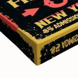 Guns N' Roses Retro Wall Art - Vintage 1987 CBGB Concert Poster