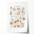 ABC Alphabet Canvas Art - Farm-Themed Alphabet Learning Poster