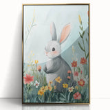 Cute Bunny Nursery Wall Art - Kids Room Art Prints & Decor
