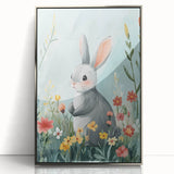 Cute Bunny Nursery Wall Art - Kids Room Art Prints & Decor