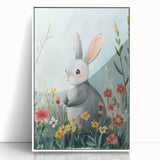 Cute Bunny Nursery Wall Art - Kids Room Art Prints & Decor