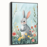 Cute Bunny Nursery Wall Art - Kids Room Art Prints & Decor