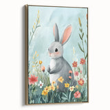 Cute Bunny Nursery Wall Art - Kids Room Art Prints & Decor