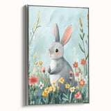 Cute Bunny Nursery Wall Art - Kids Room Art Prints & Decor