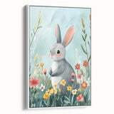 Cute Bunny Nursery Wall Art - Kids Room Art Prints & Decor