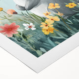 Cute Bunny Nursery Wall Art - Kids Room Art Prints & Decor