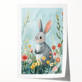 Cute Bunny Nursery Wall Art - Kids Room Art Prints & Decor