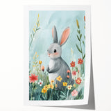 Cute Bunny Nursery Wall Art - Kids Room Art Prints & Decor