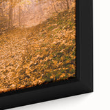 Framed canvas featuring a textured, colorful abstract design with black accents, ideal for living room decor.