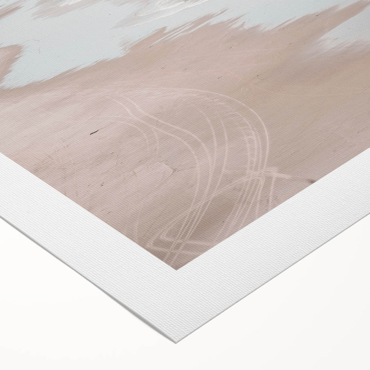 Art deco poster featuring a summer scene in pastel colors on a rolled canvas, ideal for dining room wall art.