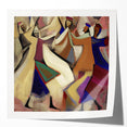 Abstract Dance Living Room Wall Art – Modern Canvas Print
