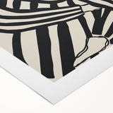 Abstract figurative rolled canvas artwork showcasing vibrant colors in a dynamic, flowing design. Ideal for modern home decor, enhancing spaces with artistic flair.